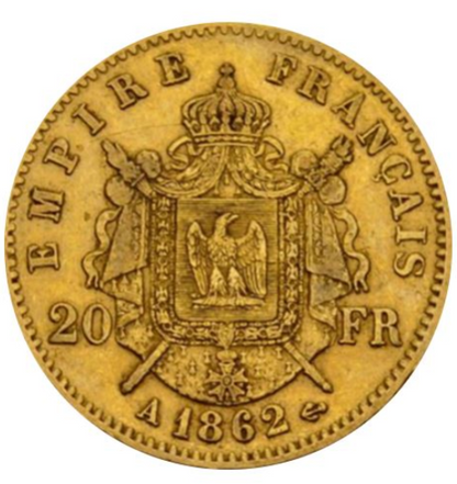 Frankreich - 20 Franc Napoleon III 1852-1870