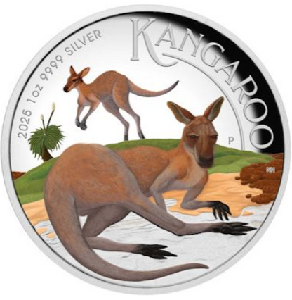 Australien - Känguru 2025 High Relief Color