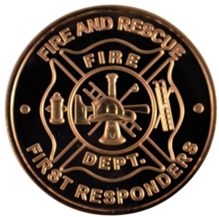 1oz Kupfer #09 USA Fire & Rescue
