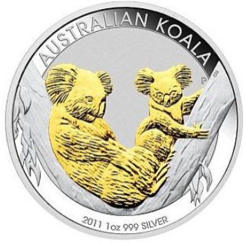 Australien - Koala 2011 Gilded in Box