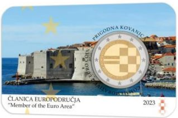 Kroatien 2€ 2023 - Einführung Euro Coincard