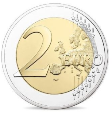 2€ hinten