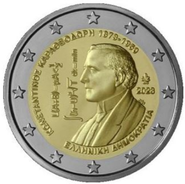 Griechenland 2€ 2023 - 150. Geb. Carathedoris
