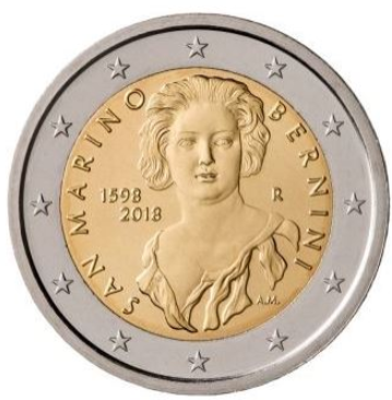San Marino 2€ 2018 - Bernini im Blister