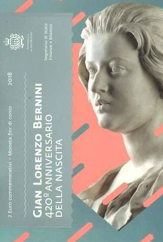 San Marino 2€ 2018 - Bernini im Blister