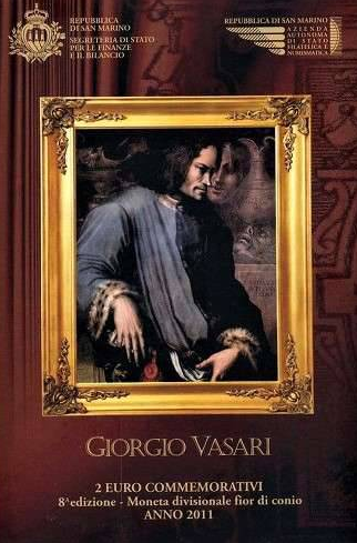 San Marino 2€ 2011 - Giorgio Vasari im Folder