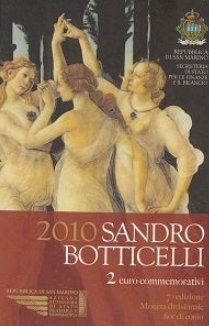 San Marino 2€ 2010 - Sandro Botticelli