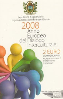 San Marino 2 € 2008 - Interkultureller Dialog