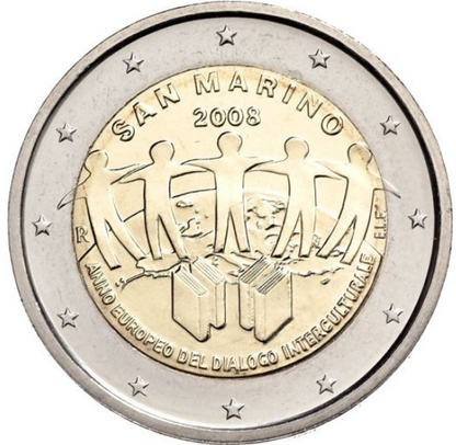 San Marino 2 € 2008 - Interkultureller Dialog