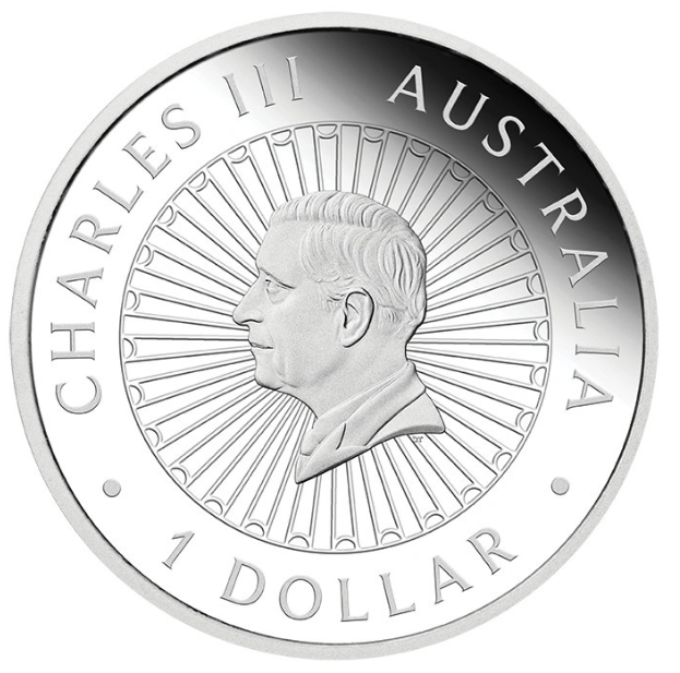 Lunar III Jahr des Pferdes 2026 Proof Opal Silbermünze