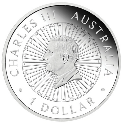 Lunar III Jahr des Pferdes 2026 Proof Opal Silbermünze