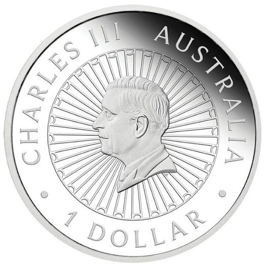 Lunar III Jahr des Pferdes 2026 Proof Opal Silbermünze
