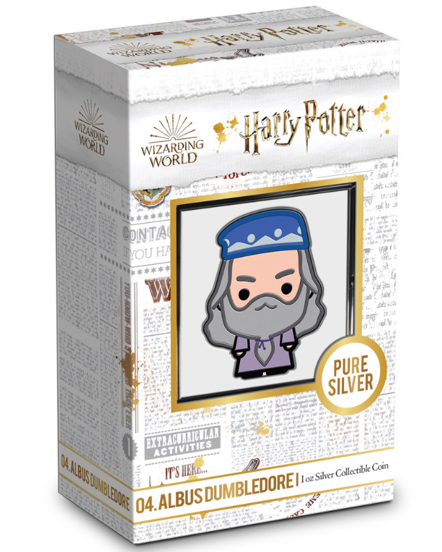 Harry Potter Chibi Coin Dumbledore 1 oz Silber 2020 Niue