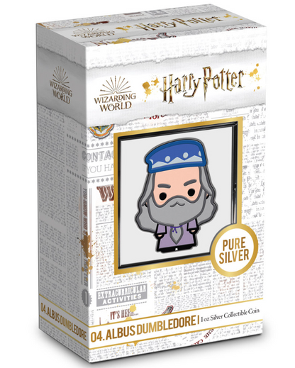 Harry Potter Chibi Coin Dumbledore 1 oz Silber 2020 Niue