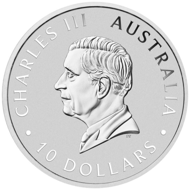 Australien 1 Dollar Silbermünze Koala 2024 Coin Show Special Beijing Stempelglanz