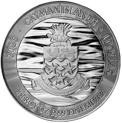 Cayman Islands 1 Dollar Silbermünze Blue Marlin 2025 1 oz BU