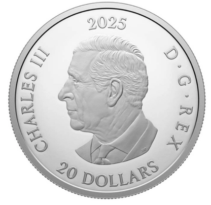 Canada Dear Santa 2025 1 oz Silber Proof farbig