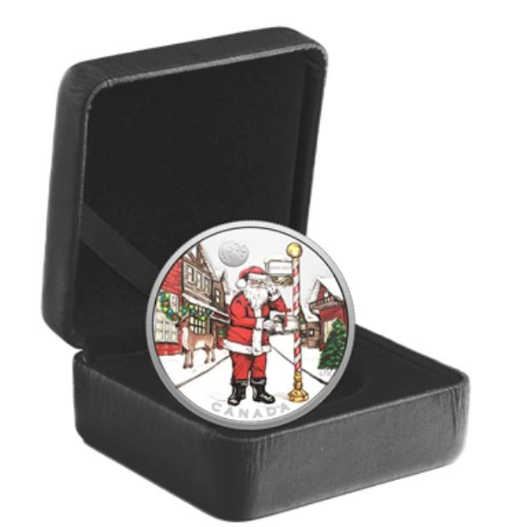 Canada Dear Santa 2025 1 oz Silber Proof farbig