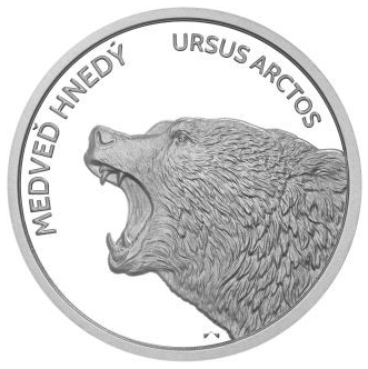 Slowakei 3x3,33 Euro 2025 Flora Fauna Set Wolf Luchs Bär