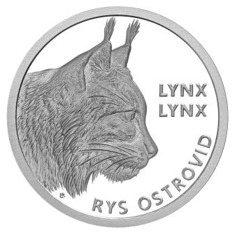 Slowakei 3x3,33 Euro 2025 Flora Fauna Set Wolf Luchs Bär