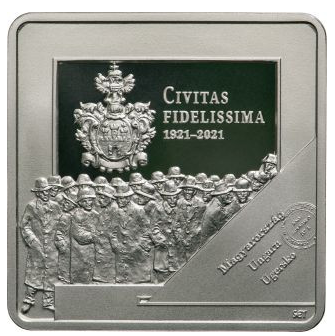 Ungarn 15000 Forint 2021 Sopron Silber PP