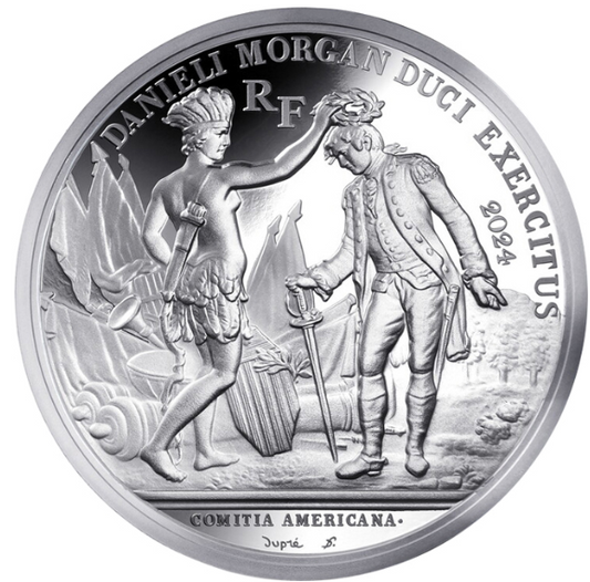 Frankreich 20 Euro 2024 Schlacht von Cowpens Silber PP