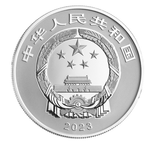 China 2023 Three River Source 10 Yuan 30g Silber Proof