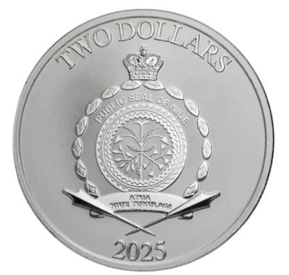 Niue 2025 Marvel Captain America vs Thanos 1 oz Silber Proof