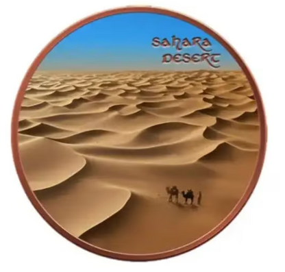 5 oz Kupfermünze Sahara Desert Natural Wonders mit Dünenmotiv