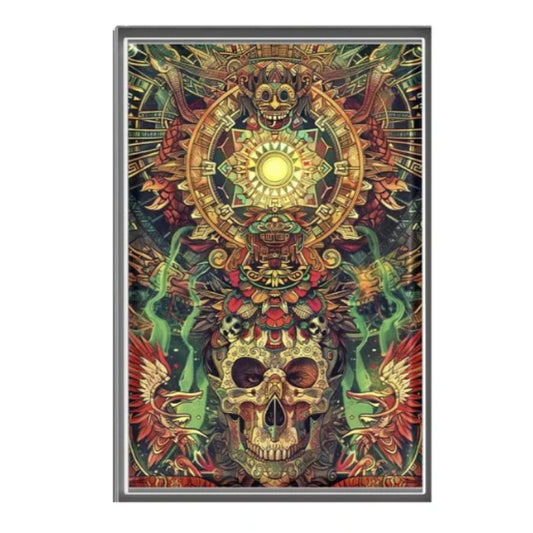 Ghana - Silberprägung  5g Skull of the Fifth Sun