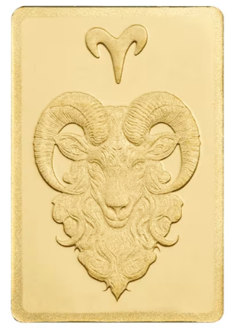 PAMP Widder Goldbarren 0,5 g Zodiacs