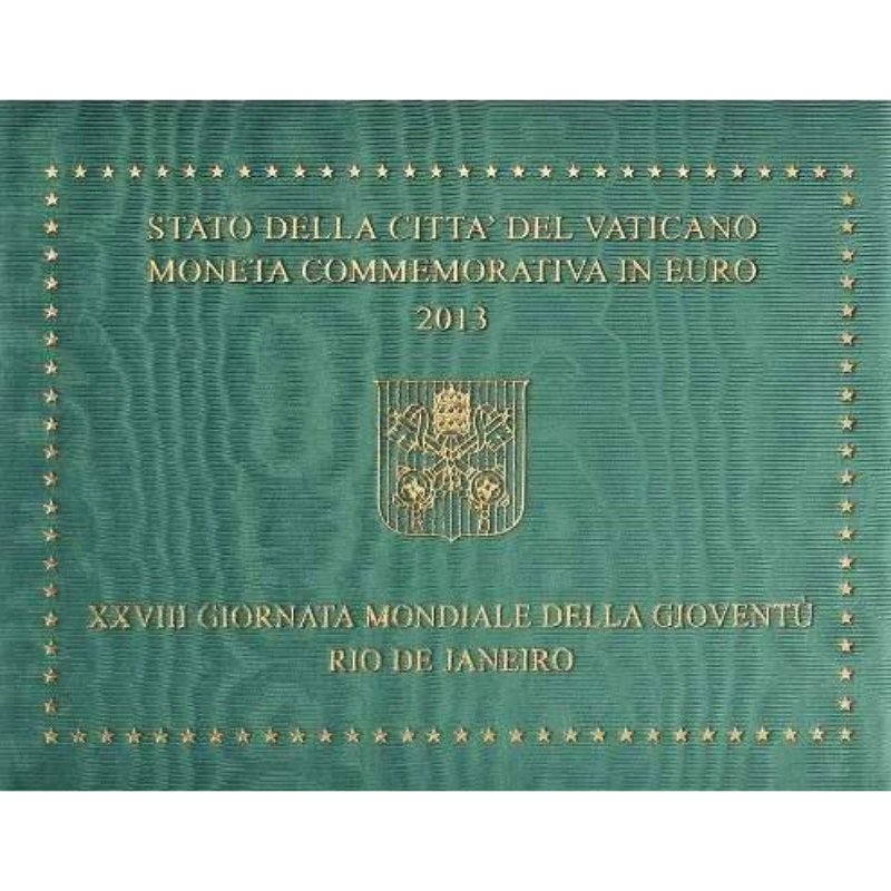 Vatikan 2€ 2013 - Weltjugendtag in Rio