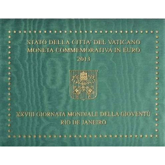 Vatikan 2€ 2013 - Weltjugendtag in Rio