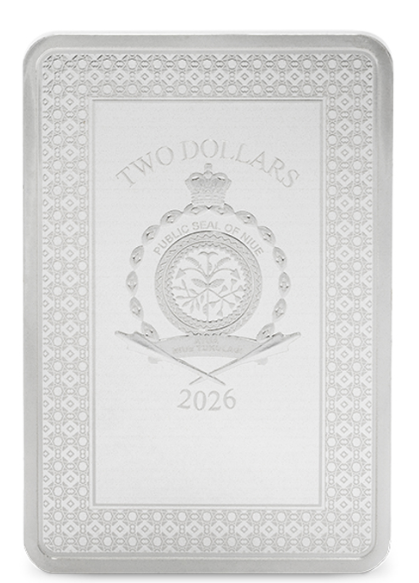 Tarot Ass der Münzen 2026 Silbermünze farbig PP