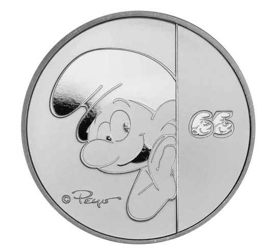 Schlümpfe 2023 Silbermünze 1 oz Niue