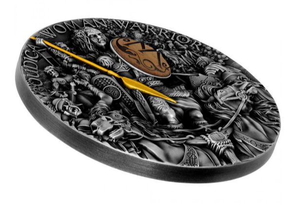 Boudica 2022 2 oz Silbermünze Woman Warrior