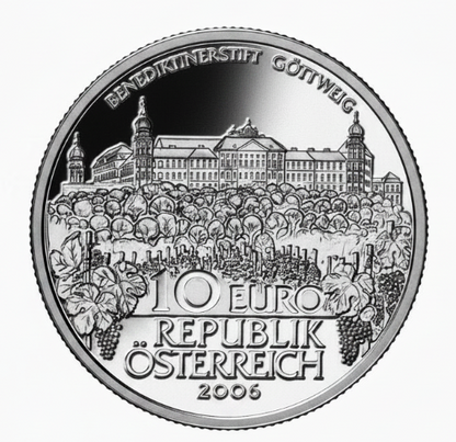 10 Euro Stift Göttweig 2006 Silbermünze Österreich