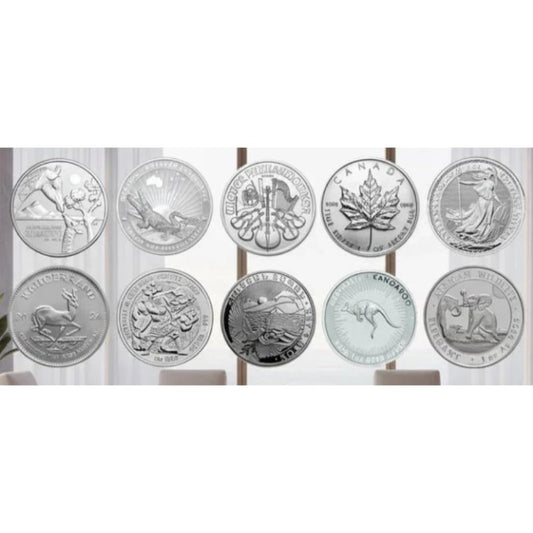 Unze mit 999er Silber diverse