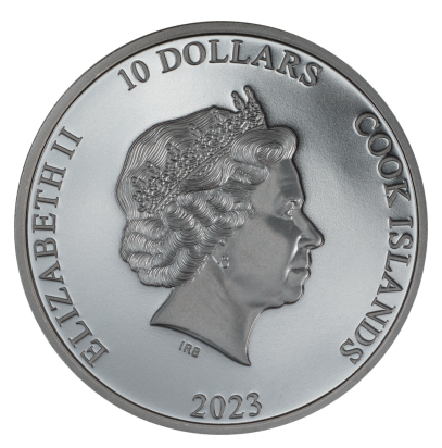Cook Islands Steam Dream 2023 2 oz Silbermünze Dampfzug