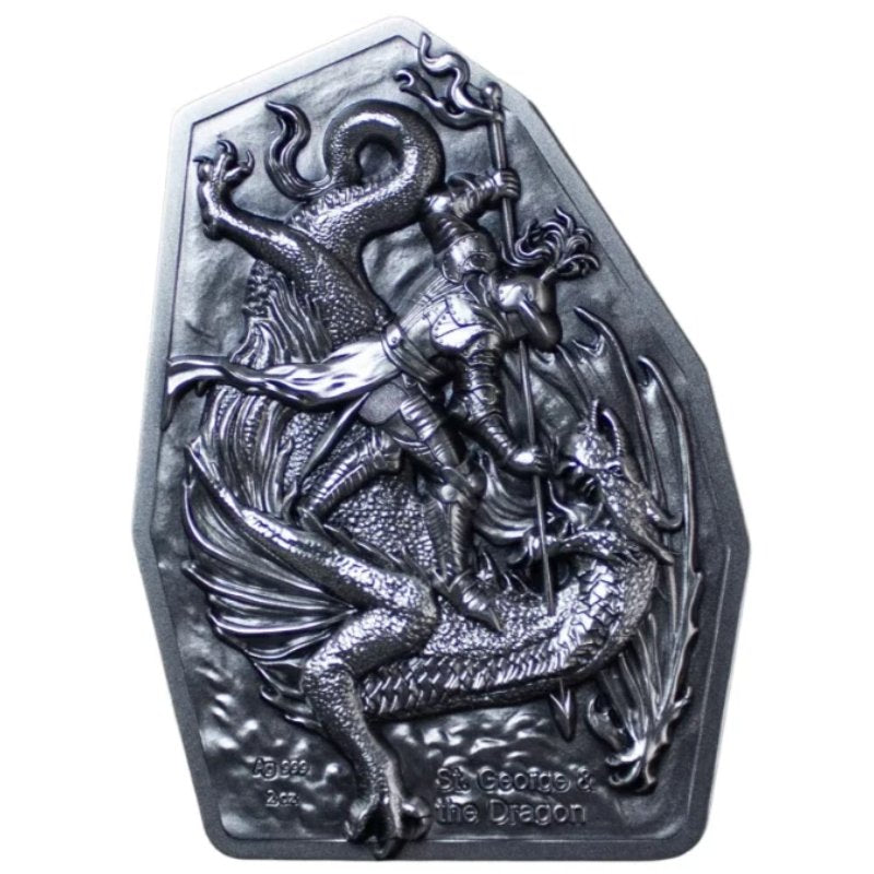Kamerun – St. George & the Dragon 2oz Silber 2026