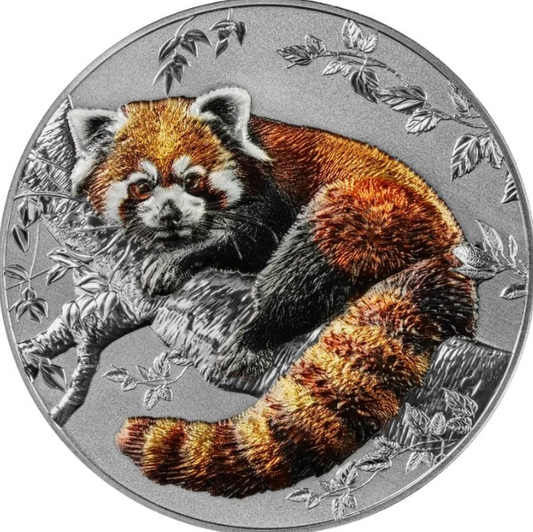 Niue - 2oz Red Panda High Relief