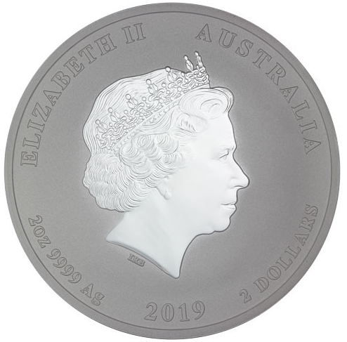 Australien 2oz - Lunar II Schwein 2019