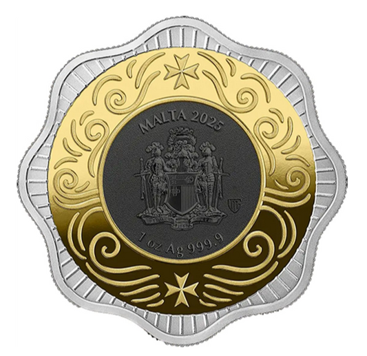 Malta Maltese Ox Gendus 2025 1 oz Silber veredelt