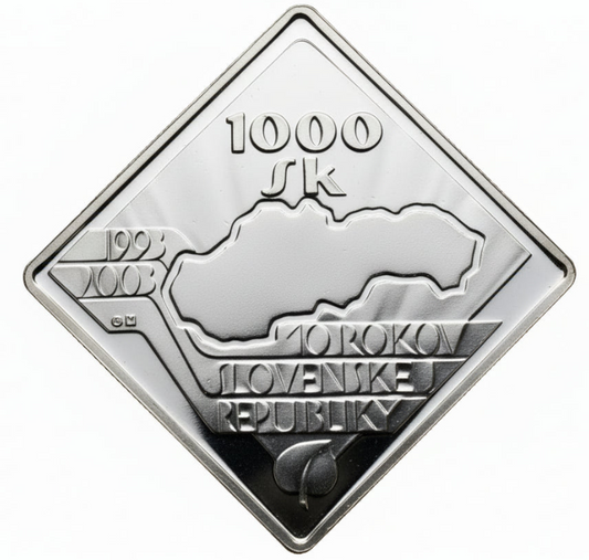 Slowakei - 2oz Rechteckmünze Republik 2003