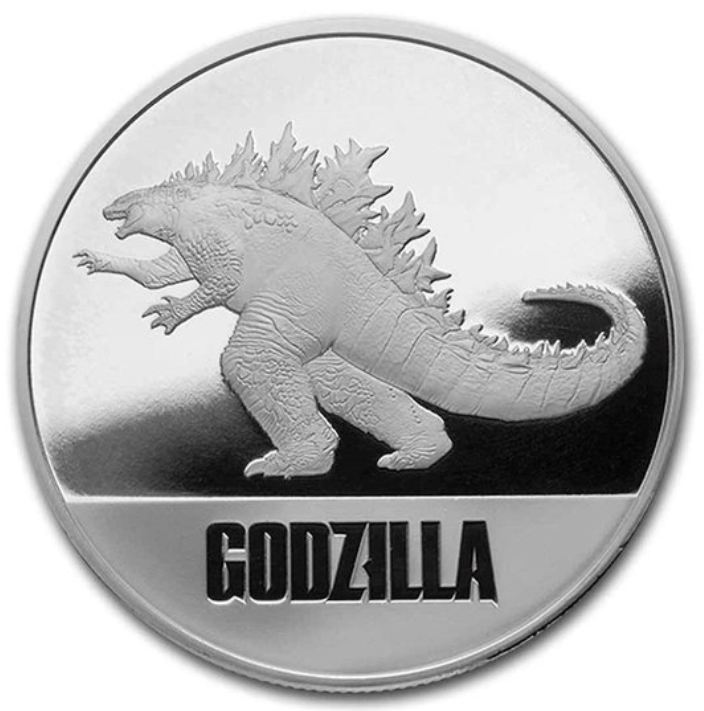 Godzilla vs. Kong Godzilla 1 oz Silber PP 2021 Niue Auflage 500