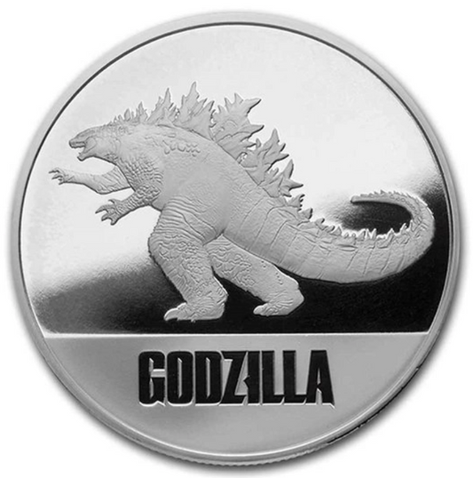 Godzilla vs. Kong Godzilla 1 oz Silber PP 2021 Niue Auflage 500