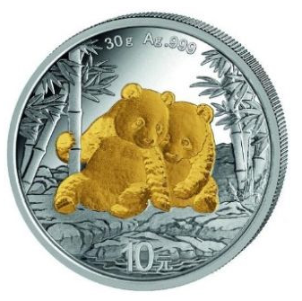 China Panda 2026 | 30 g Silber teilvergoldet | Auflage 5.000