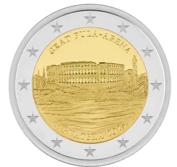 Kroatien 2 Euro 2025 Arena in Pula