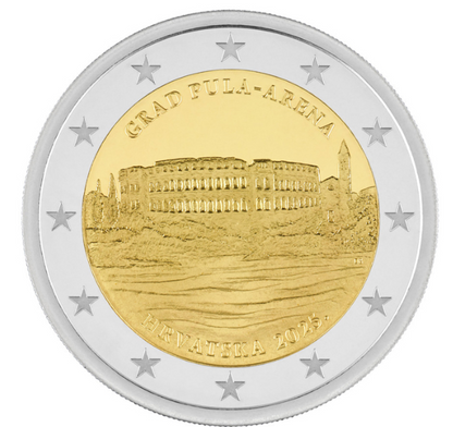 Kroatien 2 Euro 2025 Arena in Pula