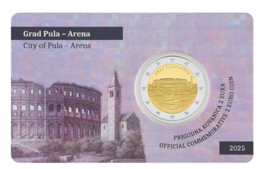 Kroatien 2 Euro 2025 Arena in Pula